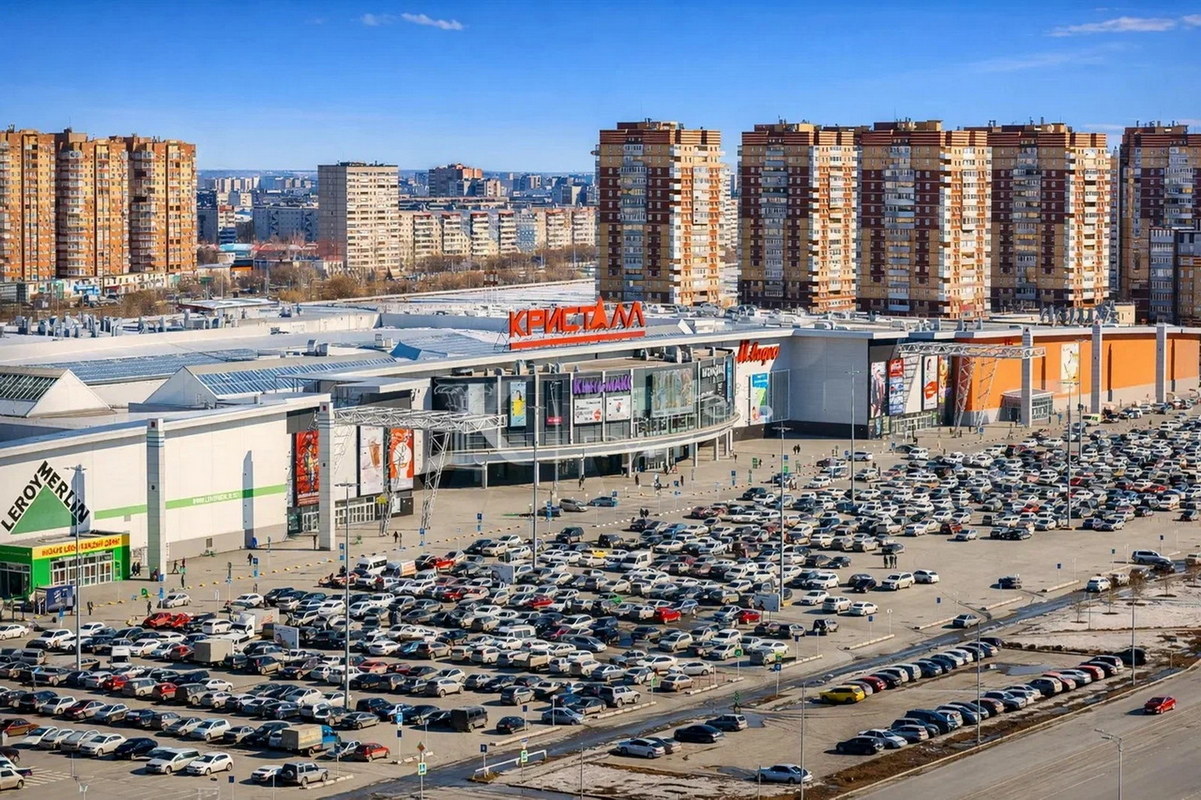 Реклама в ТРЦ «Кристалл» на digital экранах